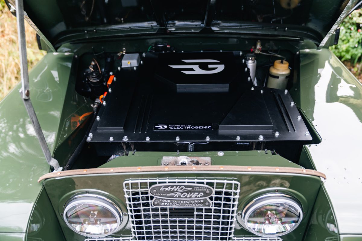Electrogenic electric Land Rover Series-II