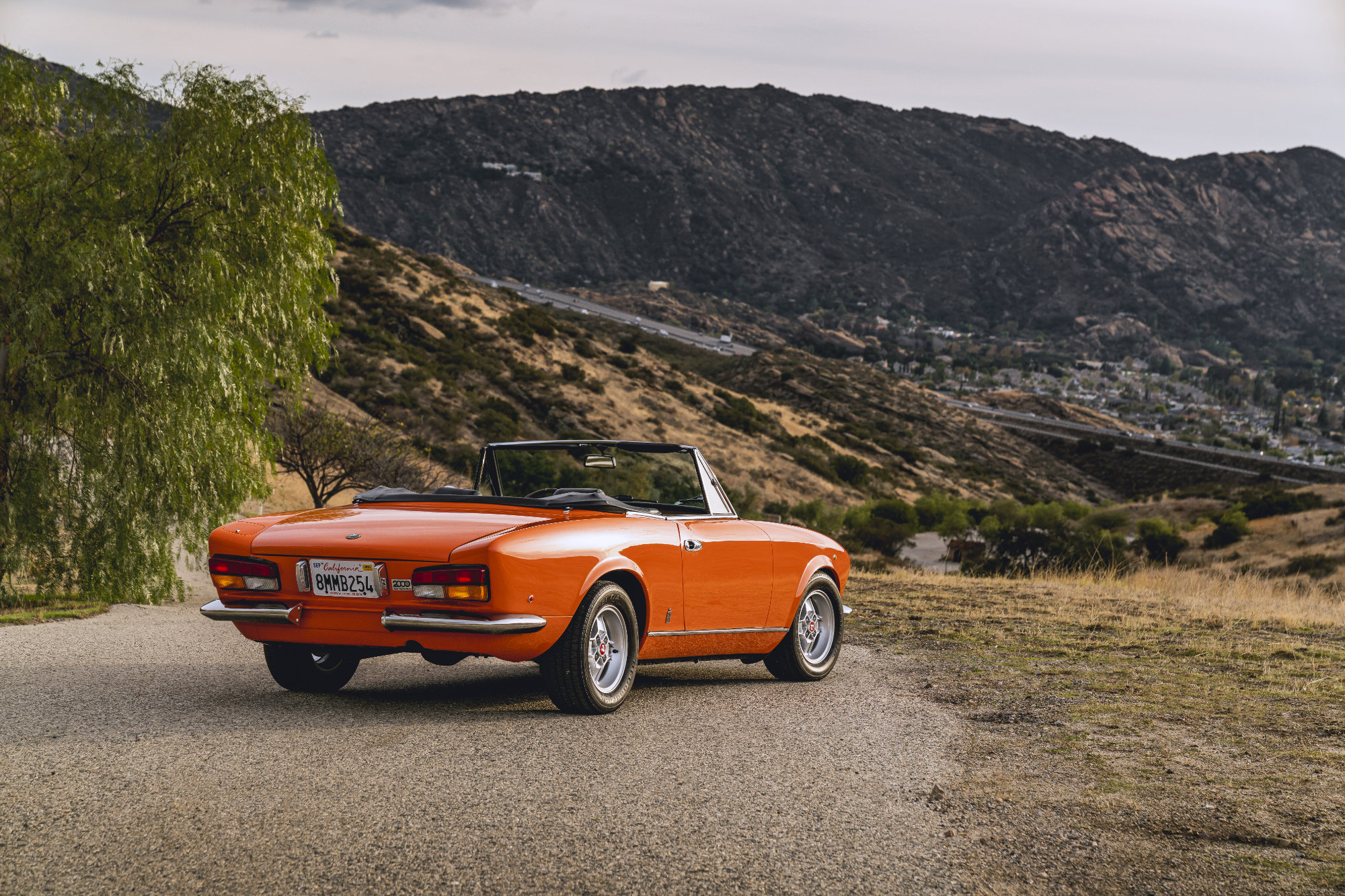 Electric Fiat Spyder conversion by Electrogenic Electric GT