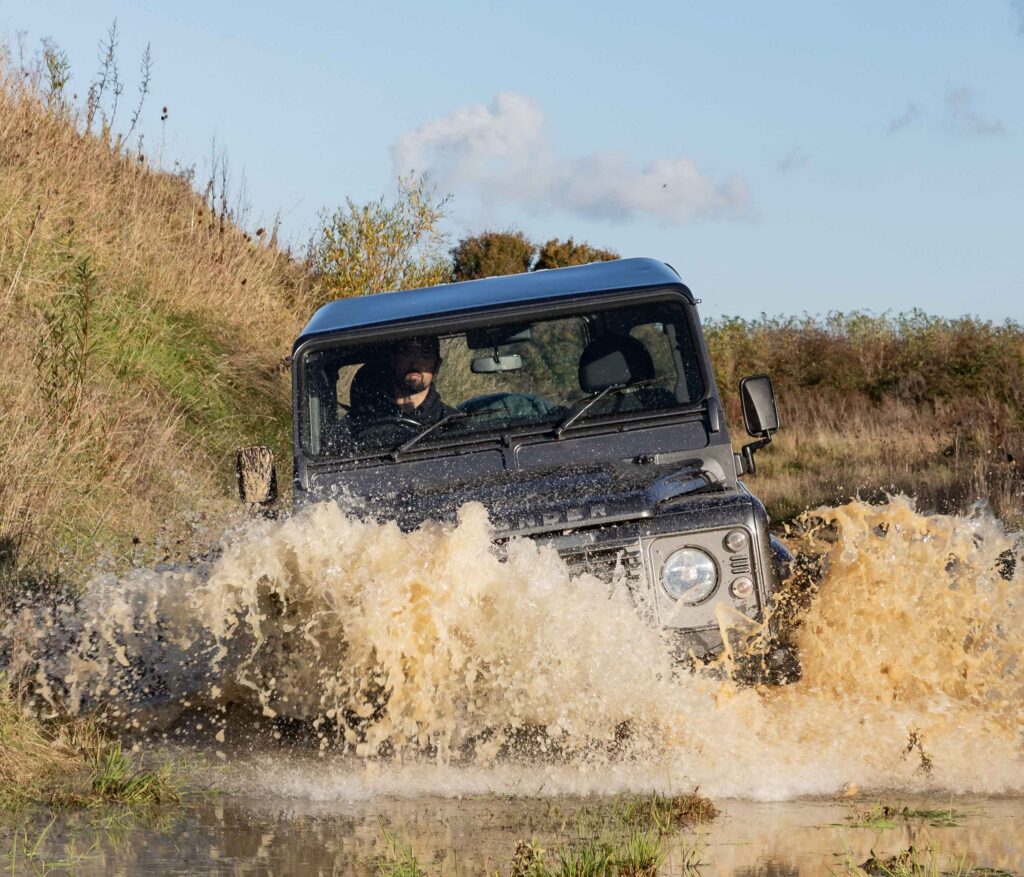 Electric Land Rover Defender off-road wading Electrogenic