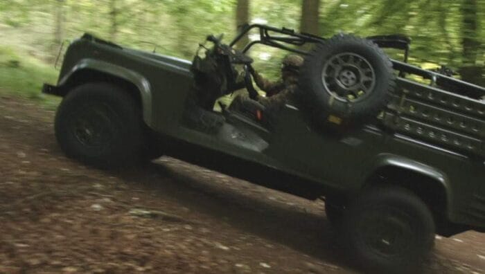 Electrogenic Army Land Rover conversion