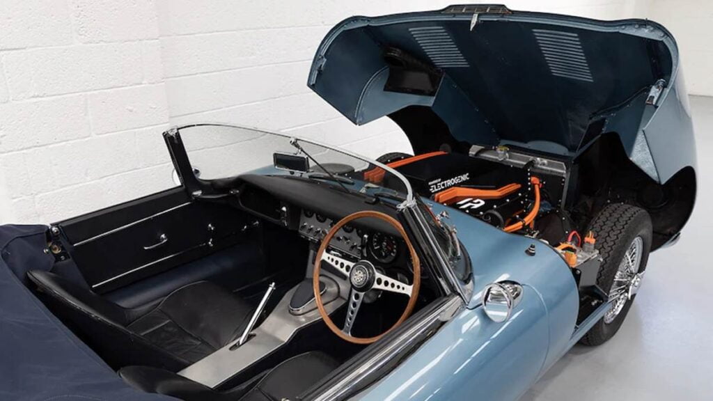 Electrogenic Electric E-Type Jaguar conversion